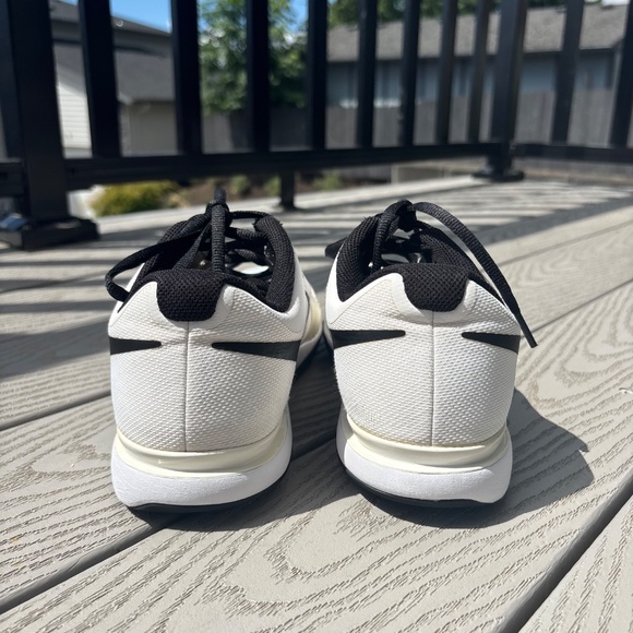 Nike Zoom Vapor 9.5 Tour White Black Federer Rafa Tennis 631458 Men's Size 8.5 - Picture 9 of 11